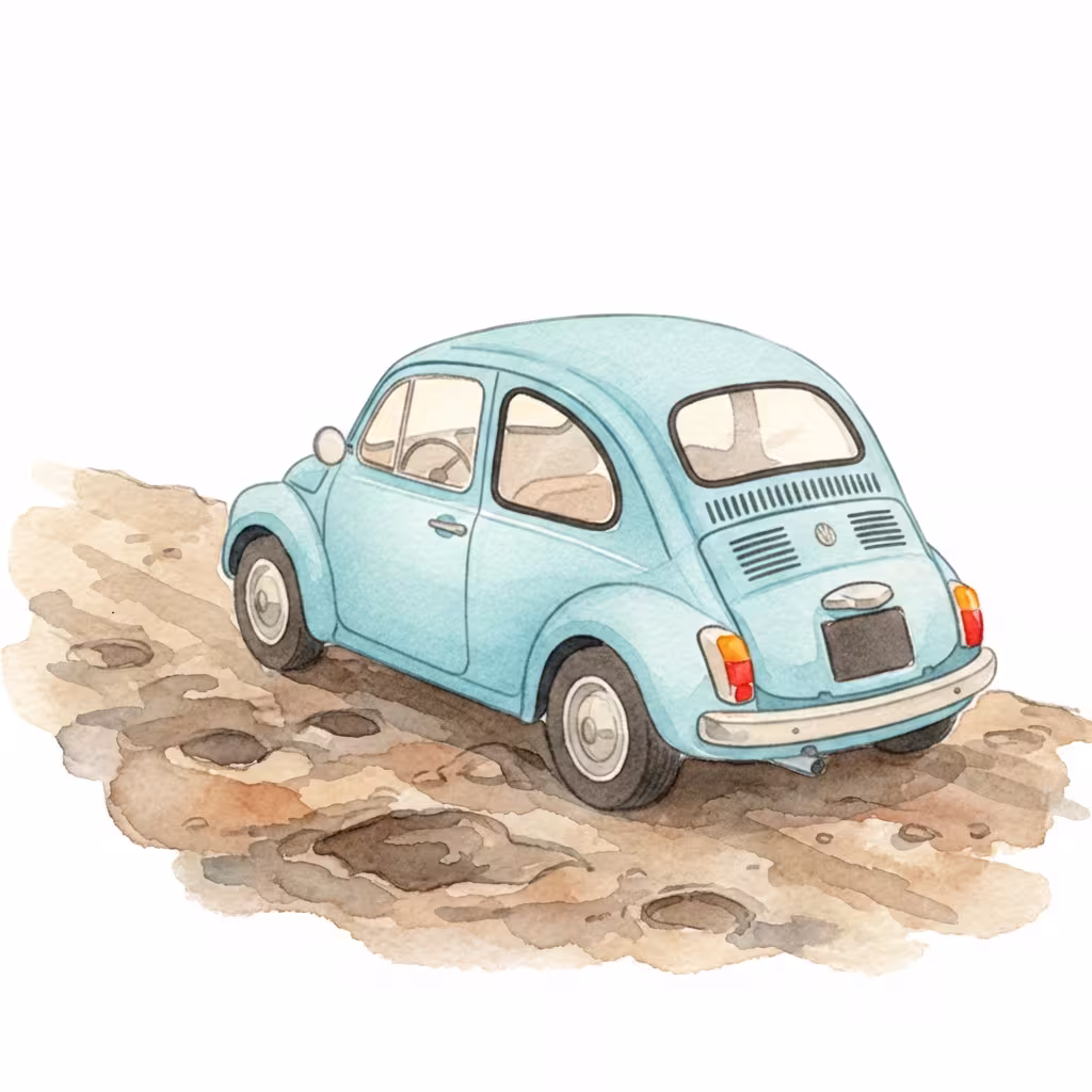 נהיגה בכביש חלק או משובש